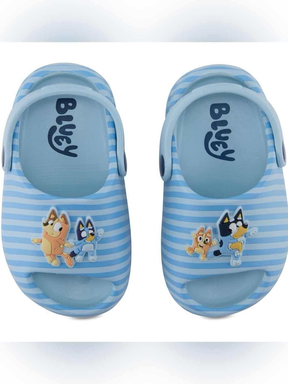Bluey & Bingo Kids EVA Clog Molded Open Toe Lightweight Slip On Kids Size 10 NEW